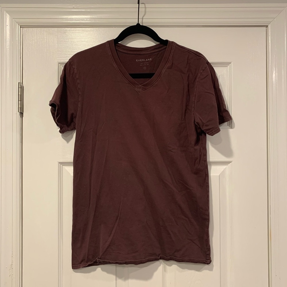 Everlane Cotton V-neck Short Sleeve T-shirt